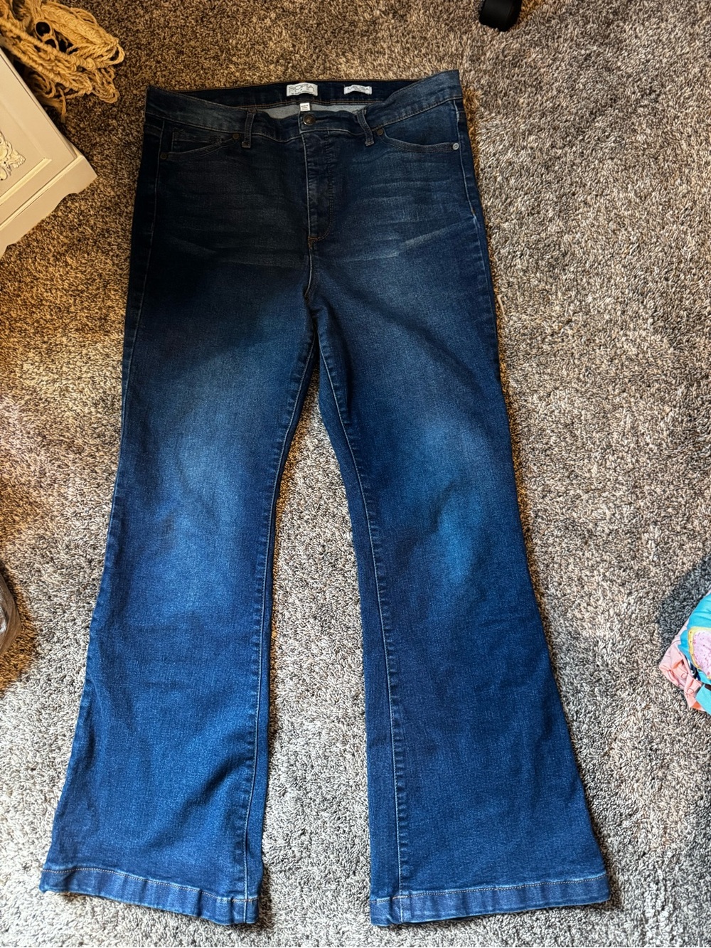 sofia by sofia vergara Dark Blue Flare Jeans